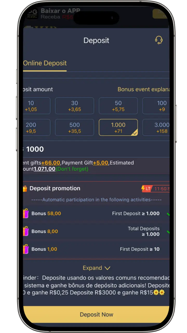 PGVIP Deposit