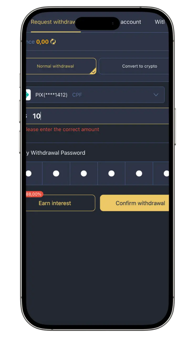 PGVIP Withdraw